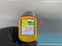 Drzwi tył lewe Mercedes W211 sedan 4d srebrny 744