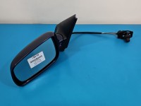 Lusterko lewe Vw Golf IV niebieski, malowana, elektryczny, Rysy na obudowie manualne europa