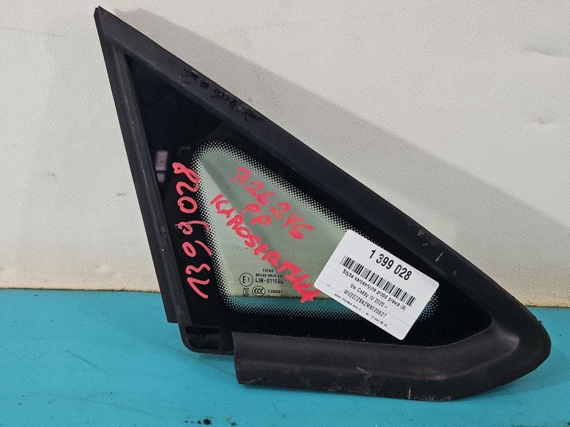 Szyba karoseryjna przód prawa Vw Caddy IV drzwi HB