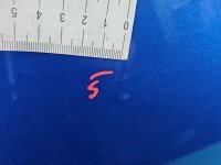 Drzwi tył prawe Skoda Fabia III kombi 5d niebieski lf5w-8x8x