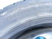 Koło zapasowe 16" dojazdowe dojazdówka Opel Vectra C Średnica felgi: 16", Rozstaw śrub: 5x110, Firestone, 115 mm, Profil...