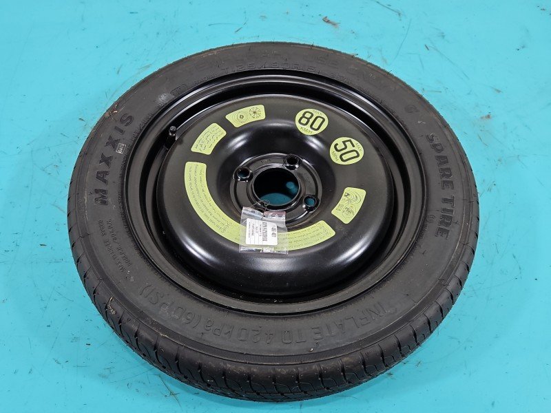 Koło zapasowe 15" dojazdowe dojazdówka Peugeot 207 Rozstaw śrub: 4x108, Maxxis, 125 mm, Profil opony: 90, 125/90/R15 ET15 MAXIS