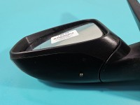 Lusterko lewe Renault Megane III czerwony, malowana, elektryczny, Europejska, Kod lakieru: DV727, rysy, odpryski, 9pin...