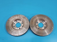 Tarcze hamulcowe przód klocki średnica 282mm, grubość 25mm,plus klocki Peugeot Partner II 1.6 hdi