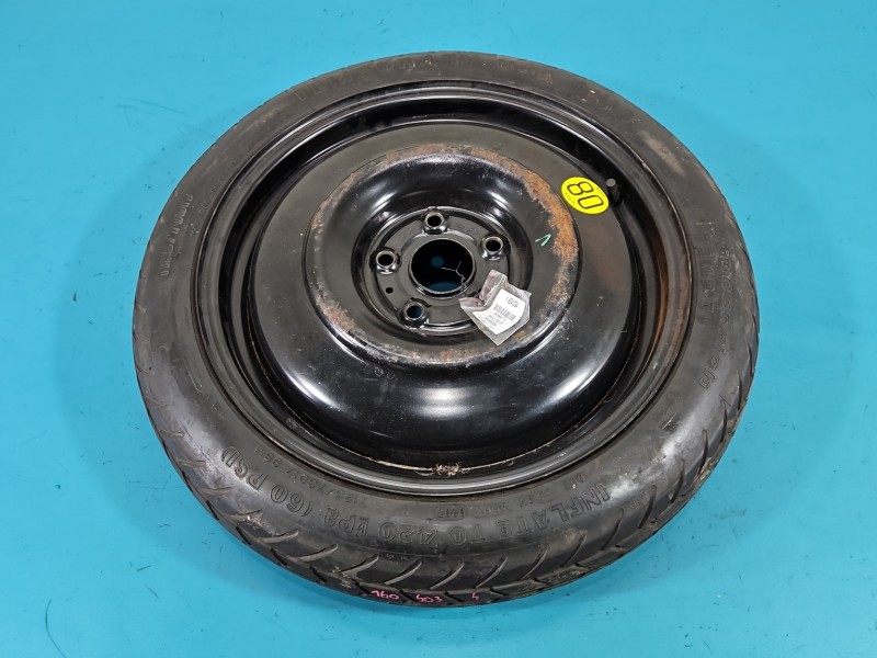 Koło zapasowe 17" dojazdowe dojazdówka Toyota Auris I 5x114.3, BFGoodrich, Szerokość opony: 70 mm, IMPRK1604034, BFGOODRICH...