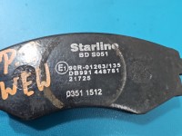 Tarcze hamulcowe przód klocki Hyundai Matrix 1.6 16V Hyundai, średnica 257,5grubość 24 komplet z klockami