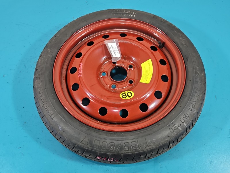 Koło zapasowe 17" dojazdowe dojazdówka Hyundai I40 5x114.3, Marka: Kumho, 135 mm, Profil opony: 80, Kod producenta: i40,...