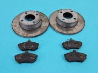 Tarcze hamulcowe przód klocki Audi 80 B4 2.0 jedn Pełne, Producent części: Audi
