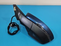 Lusterko lewe Skoda Superb III elektryczny, Europejska, Kod lakieru: LW5Q, 11 pin składane elektrycznie, rysy na obudowie europa