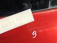 Klapa tył Dodge Caravan V 07-20 HB 5d bordowy