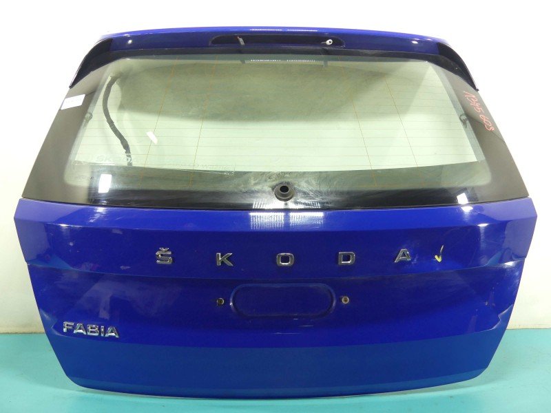 Klapa tył Skoda Fabia III kombi 5d niebieski V5F