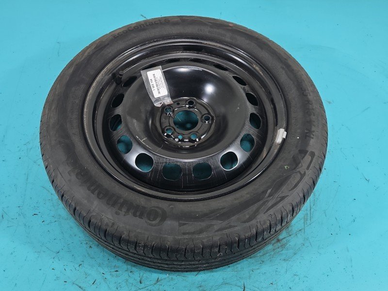 Koło zapasowe 16" dojazdowe dojazdówka Fiat Tipo II 15- Rozstaw śrub: 5x98, Continental, 205 mm, Profil opony: 55, Rok...