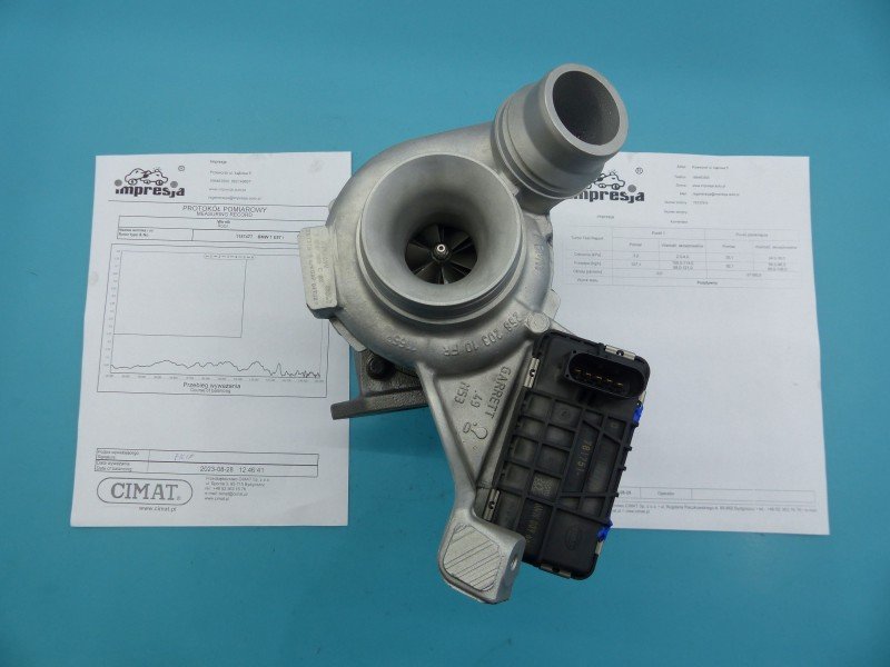 Turbosprężarka Regenerowana BMW E87 767378-9, 7810189C 2.0d