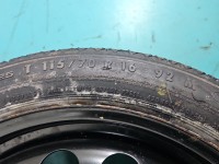 Koło zapasowe 16" dojazdowe dojazdówka Opel Astra IV J Rozstaw śrub: 5x115, Continental, 115 mm, Profil opony: 70, Rok...
