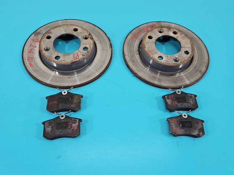 Tarcze hamulcowe tył klocki Peugeot 307 2.0 hdi Tarcze hamulcowe tył klocki Peugeot 307 2.0 hdi