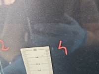 Drzwi tył lewe Mercedes W212 kombi 5d grafitowy 755