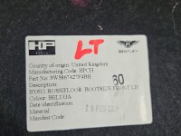 Tapicerka bagażnika lewa boczek Bentley Continental I 05-13 3W5867427F4BH