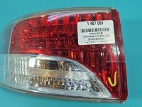 Lampa tył lewa TOYOTA, 08-11 PĘKNIĘTY KLOSZ Toyota Avensis III T27 kombi EUROPA