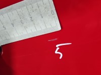 Drzwi tył prawe Skoda Citigo 11-19 HB 5d czerwony LY3D