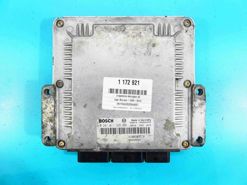 Komputer Sterownik silnika Opel Movano I 2.2 dci 0281011325