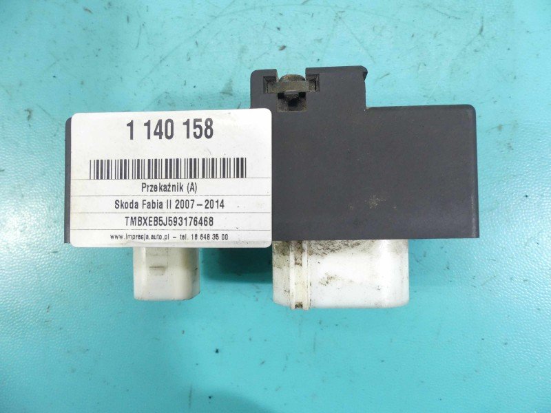 Przekaźnik wentylatorów wentylatora Skoda Fabia II 1.4 tdi 1J0919506M
