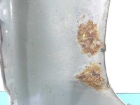 Błotnik przód lewy mazda Tribute I 00-07 srebrny 26A