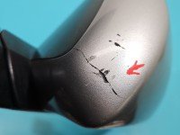 Lusterko lewe pin Nissan Qashqai I J10 06-13 HB 5d kolor srebrny KYO europa