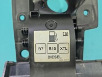 Klapka wlewu paliwa Renault Trafic III czarny, Europejska, Kod lakieru: TEKNA, czarny TEKNA