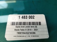Szyba drzwi przód lewa KIEROWCY Skoda Fabia III KIEROWCY / 2015R HB