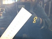 DRZWI PRZÓD LEWE KIEROWCY Fiat Grande Punto 3d granatowy 475