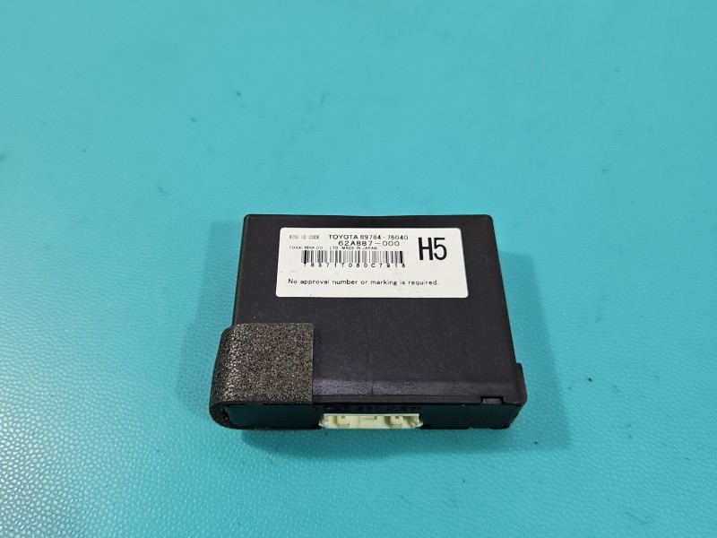 Sterownik moduł Producent części: Lexus, SENSOR IMMOBILIZER LEXUS CT 10-22 89784-76040, 62A887-000