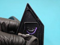 Lusterko lewe pin Mitsubishi Colt Z30 VI 04- HB 5d kolor niebieski europa