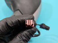 Lusterko lewe pin Peugeot 207 kombi 5d kolor srebrny ETSC europa