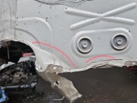 Pas tylny podłoga wanna bagażnika Skoda Fabia IV HB