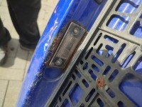 Klapa tył Skoda Fabia II HB 5d niebieski 4590