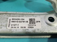 Podnośnik przód prawy Toyota Corolla E21 19- TOYOTA, 7pin 69810-02791-B, 553420-104 4d sedan