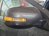 Lusterko prawe Mitsubishi Outlander II 06-13 elektryczny, Europejska, Składane elektrycznie, rysy, 9pin europa