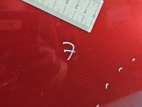 Drzwi tył prawe Dacia Sandero II 12-20 HB 5d bordowy TEB76