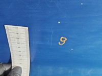 Klapa tył Vw Transporter T4 HB 5d granatowy