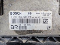 Komputer Sterownik silnika 0281012549, 551982922 Opel Zafira B 1.9 cdti