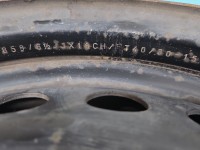 Felga stalowa 16" Nissan Qashqai I J10 06-13 Szerokość felgi: 6.5", 5x114.3, Odsadzenie (ET): 40, Nissan, czarny, Kod...