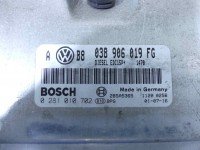 Komputer Sterownik silnika 038906019FG, 0281010702 Vw Golf IV 1.9 tdi