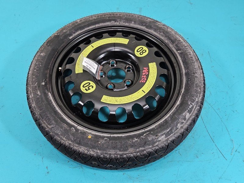 Koło zapasowe 17" dojazdowe dojazdówka Mercedes W211 Rozstaw śrub: 5x115, Continental, 155 mm, Profil opony: 70, 155/70/R17...