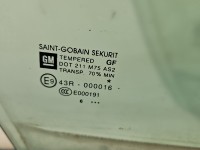 Szyba drzwi przód prawa pasażera Opel Meriva B 2016R HB