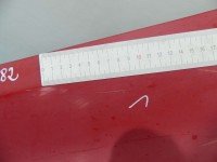 Błotnik przód lewy Opel Corsa D czerwony Y547