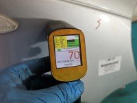 Błotnik przód prawy Toyota Yaris I srebrny