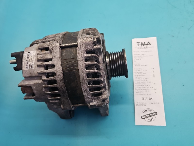 TEST Alternator Mercedes Vito W447 14- 1.6 cdi A0009064022, A003TX2081ZE