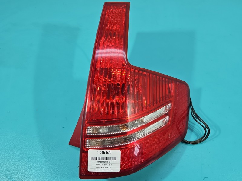 Lampa tył prawa CITROEN, 04-08 TYLKO 5D 5-DRZWI Citroen C4 I HB