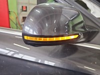 Lusterko prawe AUDI A4 B8 malowana, elektryczny, Europejska, 14+2pin .Składane elektrycznie europa