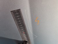 Maska przednia Vw Golf V srebrny LA7W